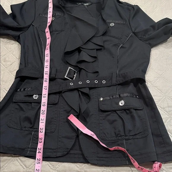 WHBM Ruffle Front Jacket. - Picture 12 of 15